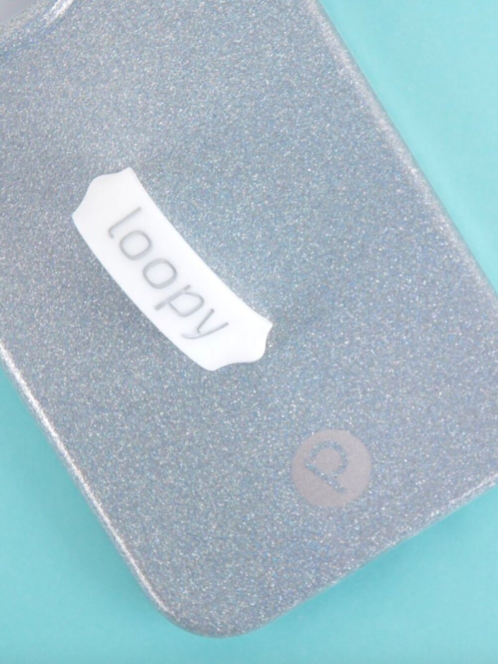 NWT Loopy PLATINUM SPARKLE iPhone 15 Pro Max Phone Case - Righty - Picture 12 of 13